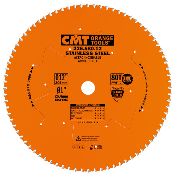 ΔΙΣΚΟΙ ΚΟΠΗΣ INOX CMT blades for Stainless Steel